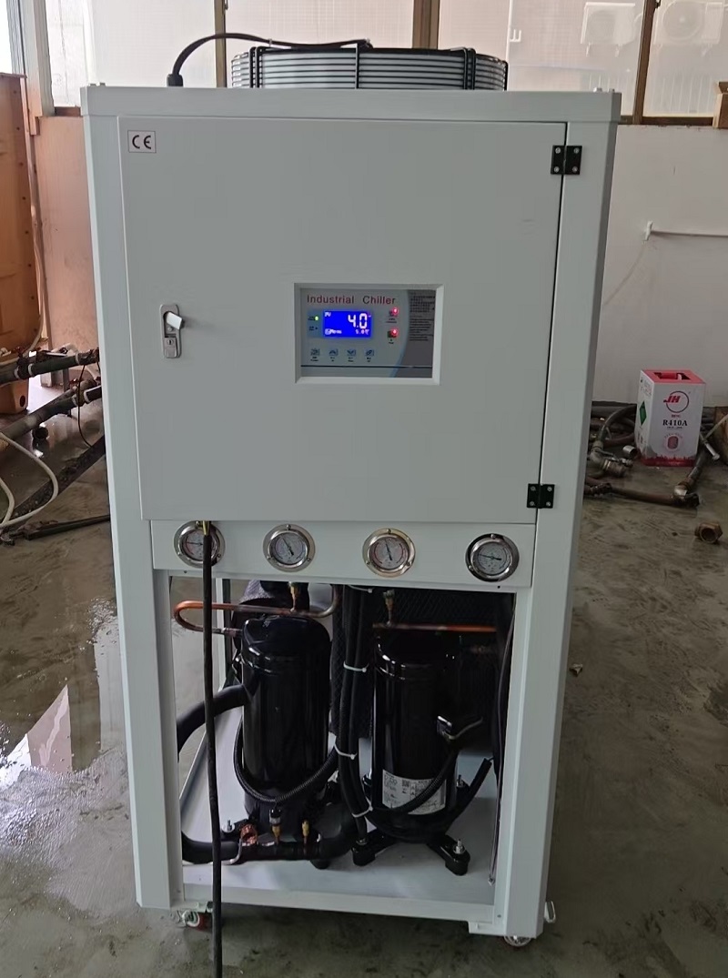 Refroidisseur de glycol refroidi par air de 10 tonnes pour l'installation de traitement de l'eau
